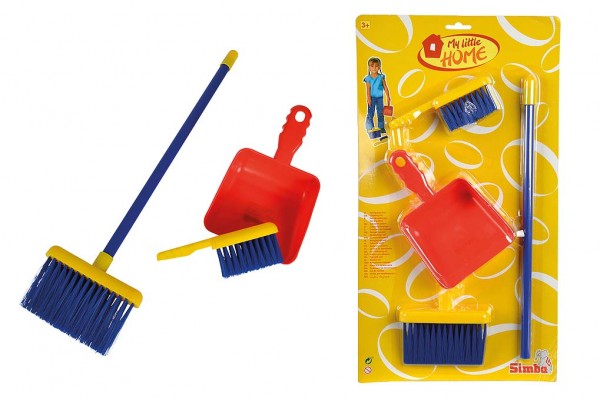 Reinigungs-Set, 3-teilig / Besen, Handbesen, Schaufel