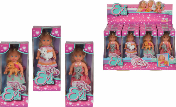 Evi Pet Friends, 3 f. sort.
