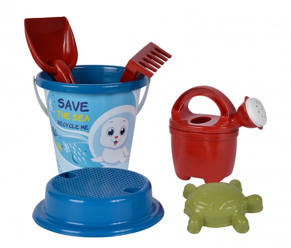 Eimergarnitur Save the Forest / mit Gießer, 6-teilig, (Recyc