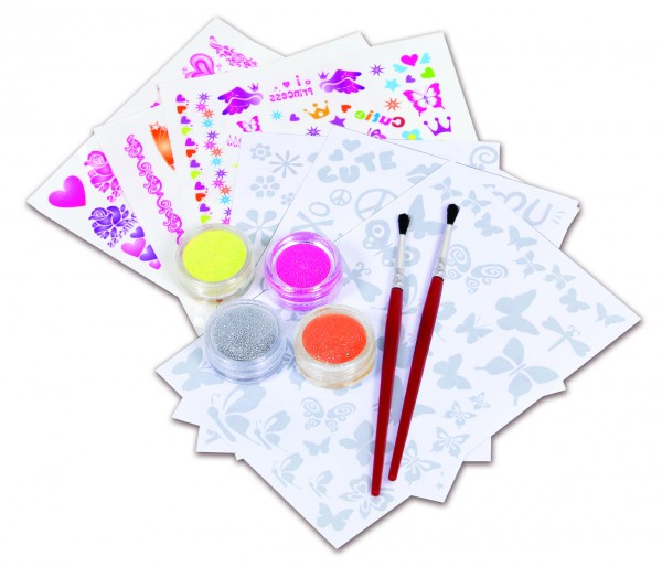 Girls Glitzer Tattoos,