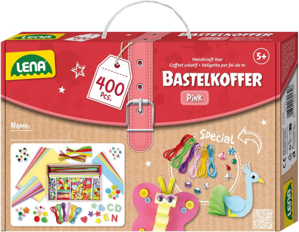 LENA Bastelkoffer pink