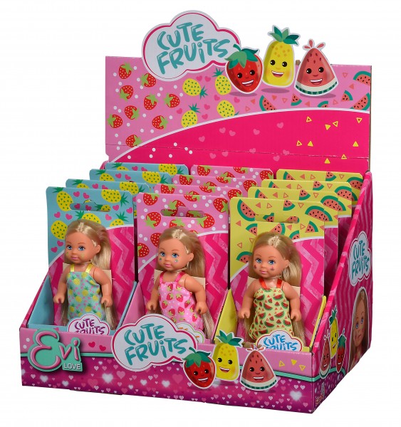 Evi Cute Fruits, 12 cm / im Display