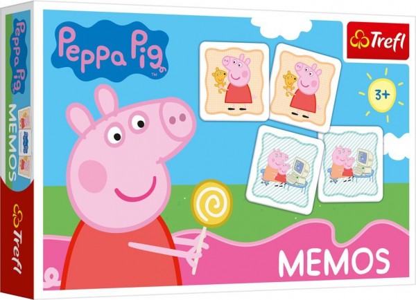 MEMO Lizenz, 3-f. sortiert, / Frozen, Peppa Pig, Paw Patrol