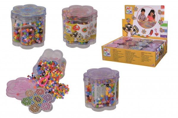 A&F Bügelperlen in Blumendose, / 1300 Bügelperlen, Steckplat