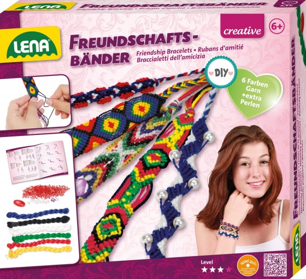 LENA Creative Freundschaftsbänder, / Bastelset