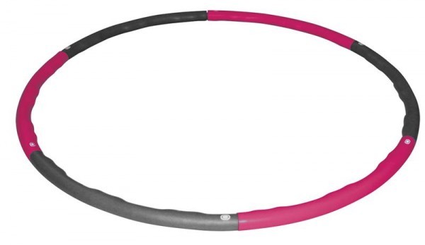 Gymnastikreifen, pink, steckbar, / 100 cm, Gewicht 1,2 kg