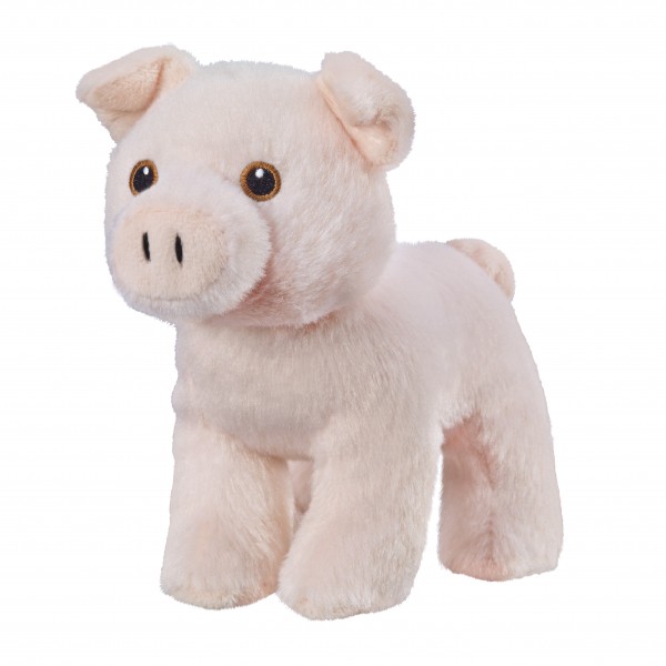 Plüsch-Schwein, 15 cm - Eco Line / hergestellt aus recycelte