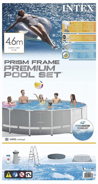 Prism Frame Premium Pool / 457 x 122 cm inkl. Zubehör