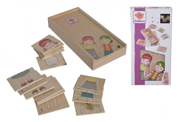 Eichhorn Holz-Körperpuzzle / in Holzbox