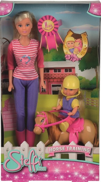 Steffi Horse Training, Steffi u. / Evi mit Pony, Set