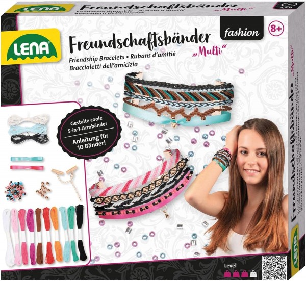 LENA Fashion Freundschaftsbänder, / Multi, Bastelset