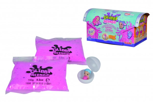 Glibbi Mermaid Glitzerbad, / Glitzerschleim