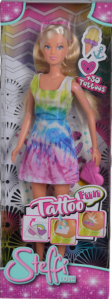Steffi Tattoo Fun / Ankleidepuppe 29 cm/Zub.