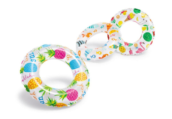 Wasserspielring bunt / 61 cm / 3-fach sortiert