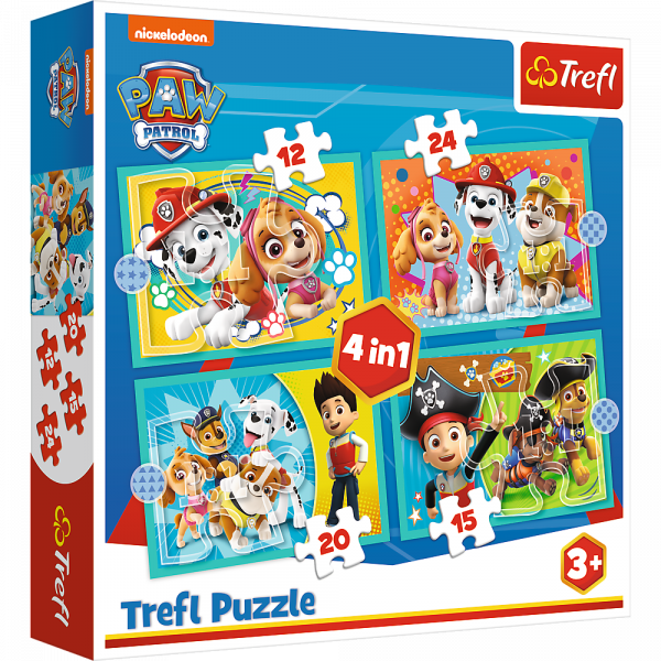 4 in1 Puzzle, sortiert