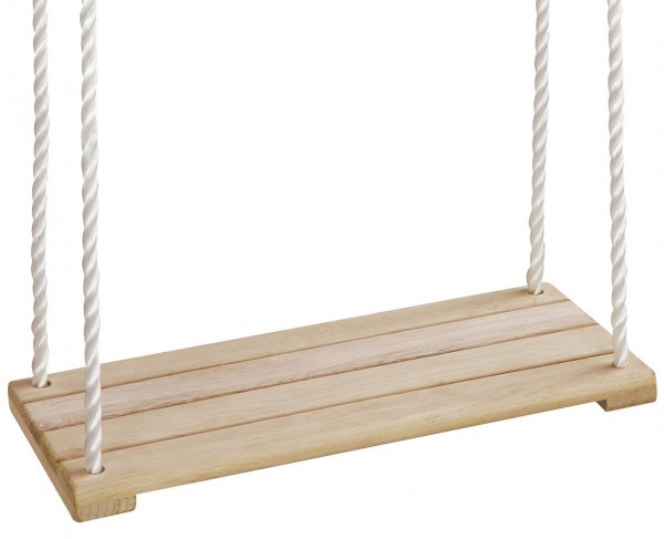 Holz-Brettschaukel / 40 x 14 cm / bis 50 kg