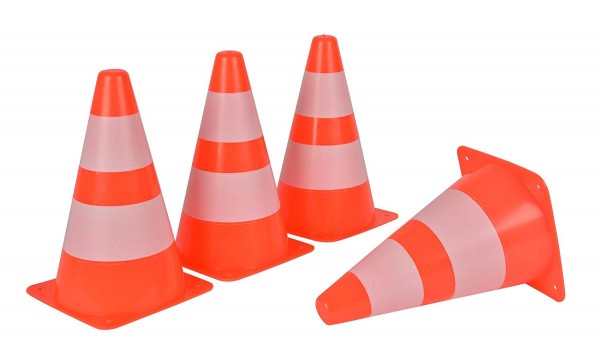 Slalom-/Universalkegel/Pylone / 23 cm, 4er Pack