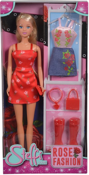 Steffi Rose Fashion mit Zubehör / 29 cm Ankleidepuppe