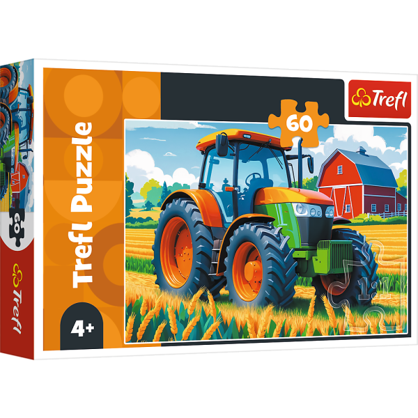 Kinder-Puzzle Traktor / 60 Teile