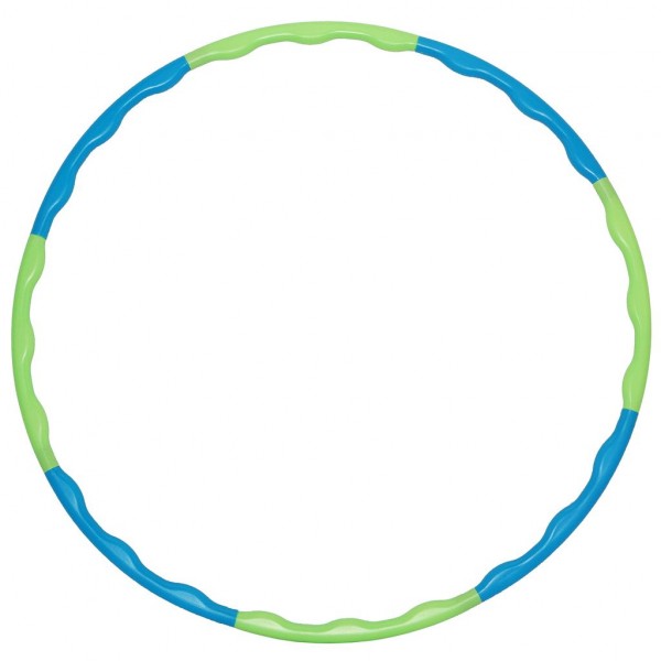 Fun Hula Hoop Reifen, steckbar / 80 cm, 8-teilig, Blau/Grün