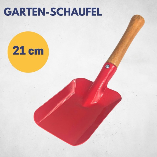 Kinder Gartengeräte-Set, Metall, / Schaufel /Spaten 21cm, Ha