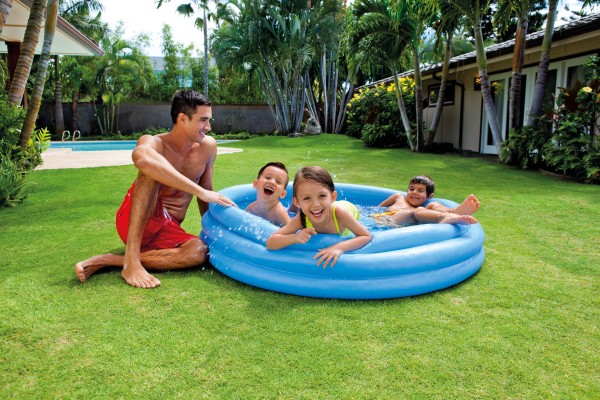 3-Ring Crystal Blue Pool