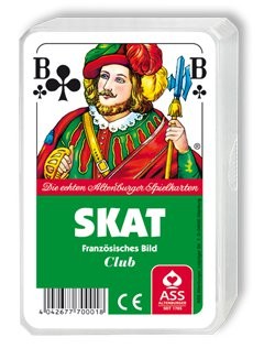 Skat-Spiel im Kunststoff-Etui
