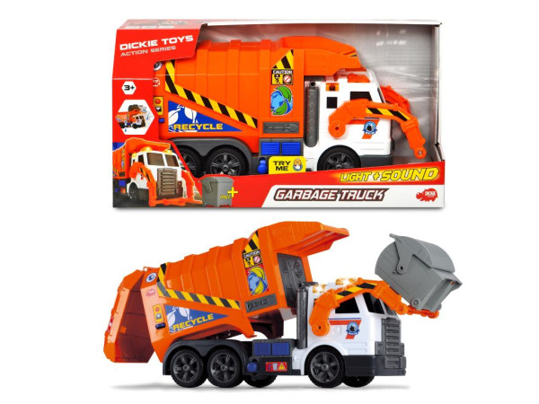 Garbage Truck, Müllfahrzeug / Licht und Sound / 46 cm