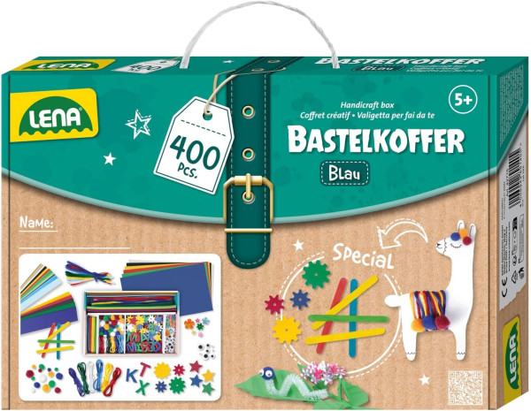 LENA Bastelkoffer blau