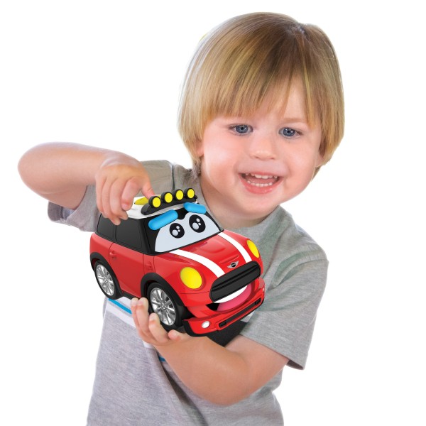 BURAGO Junior Mini Cooper, / Laugh & Play, Sounds, 13 cm
