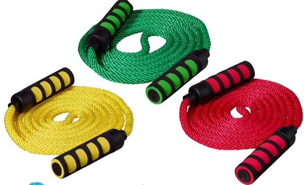 Springseil mit Softgriff, 400 cm / farblich sortiert / 230 c