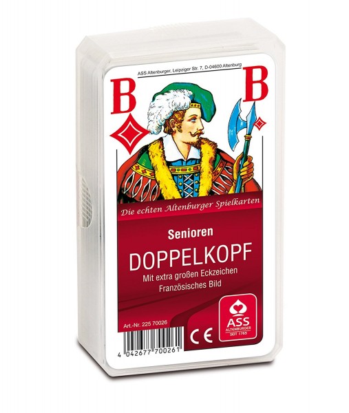 Senioren Doppelkopf-Kartenspiel / franz. Bild