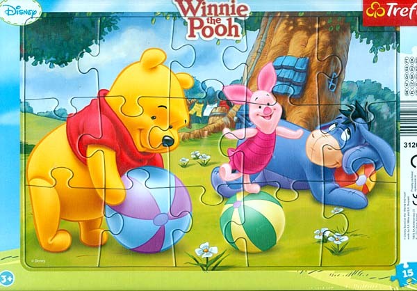 Rahmenpuzzle, 15/30 Teile, / sortiert