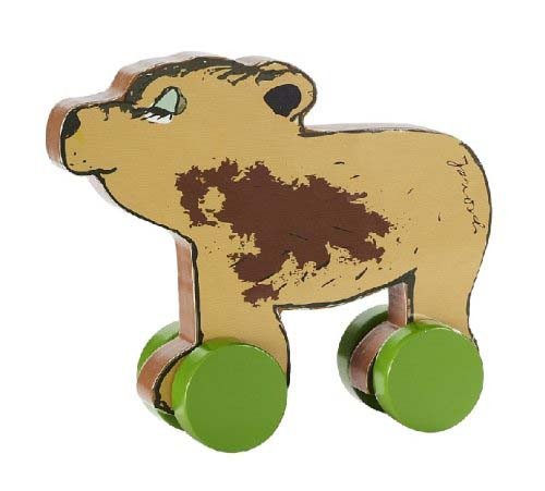 Janosch Nachziehtiere, Holz / sortiert / ca.13 cm