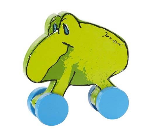 Janosch Nachziehtiere, Holz / sortiert / ca.13 cm