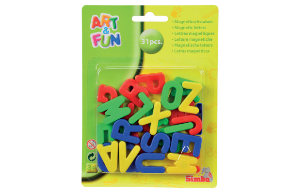 Magnet-Buchstaben, 31 Stück / Großbuchstaben