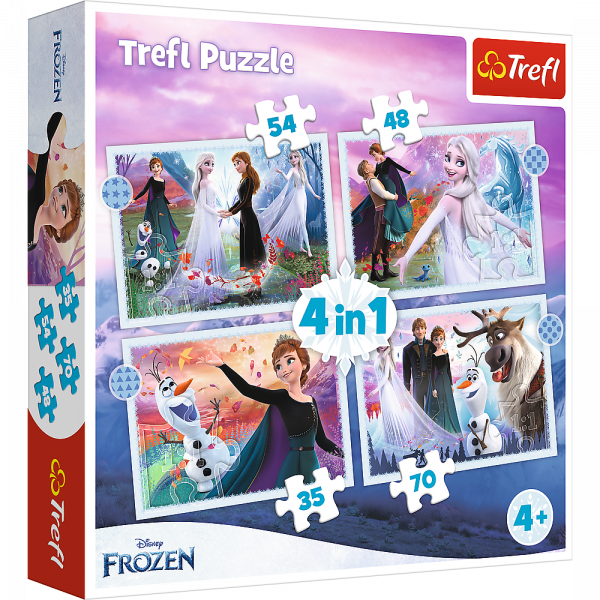 4 in1 Puzzle, sortiert