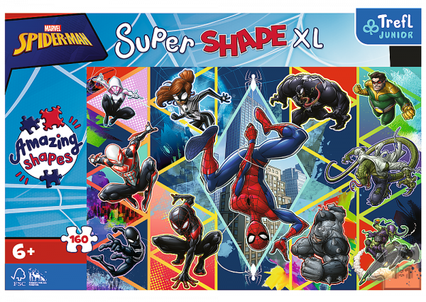 Puzzle XL 160 Teile, Disney Marvel Spiderman
