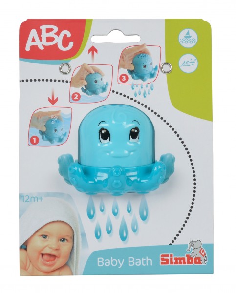 ABC Badekrake / mit lustiger Wasserfunktion
